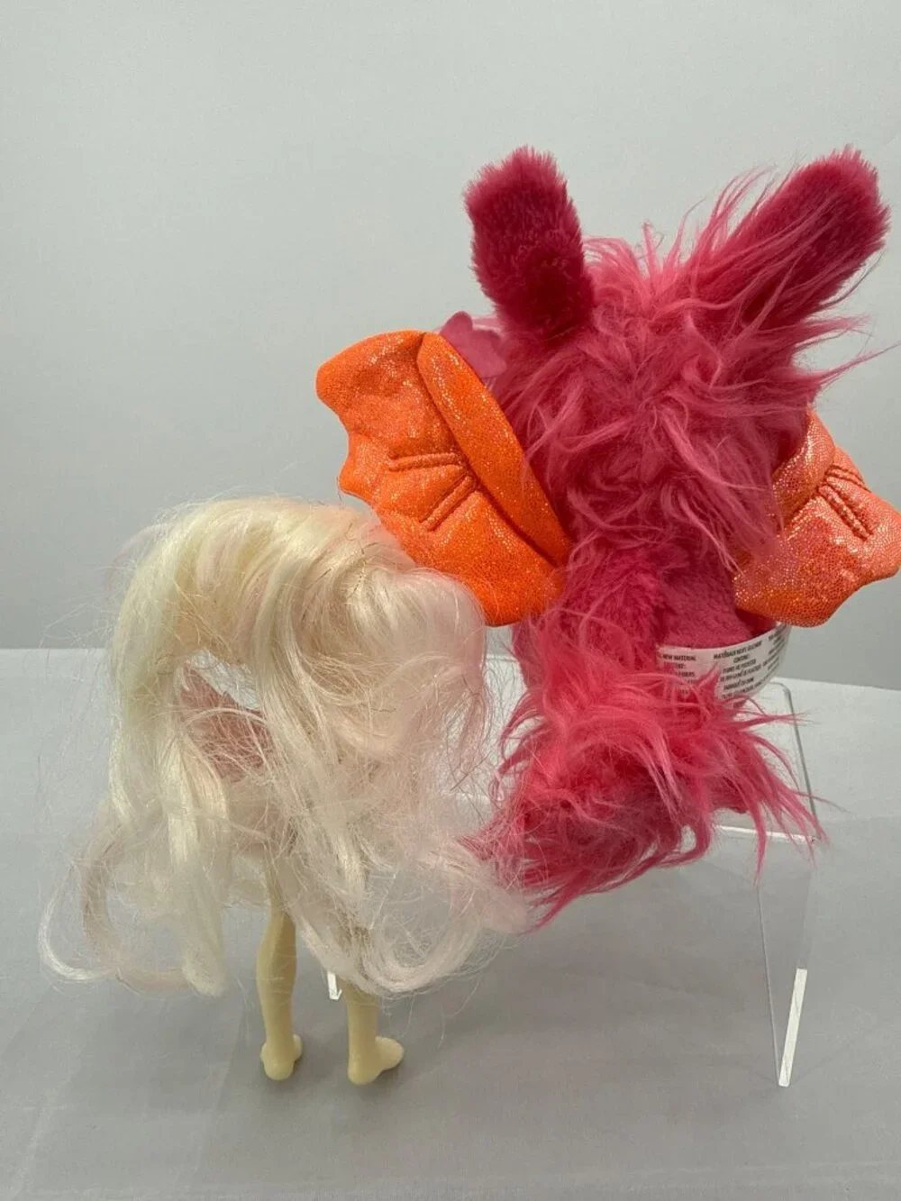 Magic Mixies Lot Angelica Pixling Doll & Fire Mixie Plush Shimmerverse Fantasy